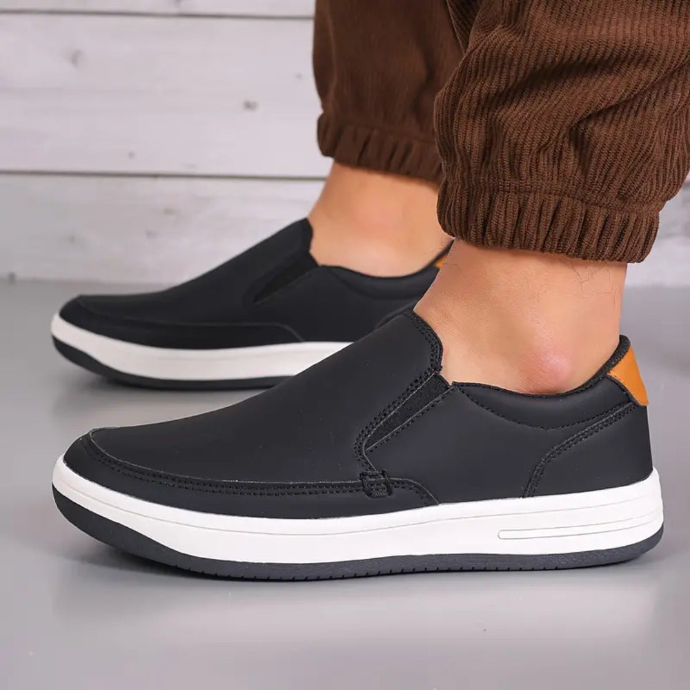 Men'S Solid Slip-On Slippers